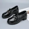 Роскошные дизайнерские женские лоферы. Туфли на плоской подошве. Женская черная обувь, увеличивающая рост. Женские мокасины без шнуровки. Повседневная обувь Zapatos Mujer 240320.
