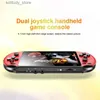 Portable Game Players Vintage game video player with dual joystick support Tf card game controller 3000 games 5.1 inch game console game accessories Q240326