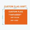 Accessories Custom 5x8FT Flag Any Size Brand Logo Sport Double Stitched Indoor Outdoor Banner 150X240cm Decoration Promotion Hot Selling