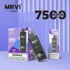 Eu Atacado MRVI Santo 7500 Puffs Vapers 7000 8000 Puff Vaper Bateria Tela de Exibição Líquida Recarregável Caneta Vape Descartável E Cigarro