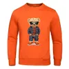 drôle Pose Teddy Bear Impression Hommes À Capuche Simple Lâche Casual Sweat À Capuche Automne Surdimensionné Sweat Fi Casual Pull Unisexe f9MG #