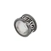 Bandringar helt nya S925 sterling silver par ring high-end matchande ring utsökta smycken high-end lyx vintage gåva J240326