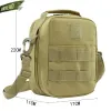 Väskor som jaktar Tactical Molle Medical First Aid Kit Pouch Tool Kit Pouch Emergency Survival Gear EDC Utility Belt Bag Ryggsäck