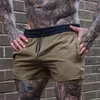 Hommes Shorts chauds légers pantalons courts minces en cours d'exécution Squat Fitn Shorts hommes vêtements de sport Shorts à cordon de serrage à séchage rapide 02rY #