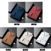 Brodé BIEM.L.FDLKK hommes à manches longues Polo marque T-shirt gaufre affaires chemise décontractée haut de gamme vêtements pour hommes 240320