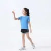 Lighing Shipment Children's Spring/summer Sports Set Basketball, Track and Field, Running, Quick Drying Training, Fiess, Elementary School Student Girl's