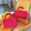 Frühling/Sommer Candy Farbe Designer Twist Lock Kette Tasche TWIST Handtasche Damen Box Bag Mode Schultertasche Umhängetasche