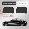 Car Sunshade 4/2pcs Window Sn Door Side UV Sunshine Plate Shade Mish Mosquito Net Net Film Accessories Drop Droviour Automo Otook