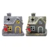 Burners Christmas House kadzidło Burner Burner Ceramic Village House Figurine Holder Holder Ash Catcher do Holiday Tabletop Decorations