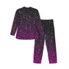 Bling Star Pyjama Ensembles Spring Stars Are Out Tight Pop Galaxy Daily Vêtements de nuit Homme 2 pièces Esthétique Oversize Graphic Home Suit T0qY #
