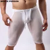 PERSONA coraggiosa da uomo sexy trasparente da spiaggia indossare pantaloncini uomo pantaloncini da surf multifunzionale al ginocchio collant per uomo tronchi pantaloncini y6py #