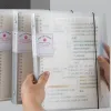 Teclados Diario A5 B5 A4 Transparente Binder de hojas sueltas Notebook Inner Inner Not Notor Book Planner Suministros de papelería de la oficina