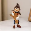 Northeuins żywica sztuka lalka lalki klaun ozdoby proste figurę statua komputer