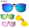 Yameize Polaris Sunglasses Pochromic Clip sur les verres de soleil Vision nocturne Lunets de conduite Nices ACCESSOIRES PLUSEURS UV6493393