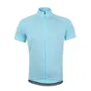 Wielertruisets Pure Kleuren Groothandel - Heren Dames Effen Korte mouw Fl Lengte Rits Uni Bike Drop Levering Sport Buiten Jersey Ot4Lv