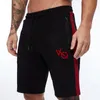 herr shorts sport fitn cott lapptäcke tryckt fem poäng byxa ny sommar gym kör träning casual shorts n6cc#