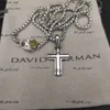 David Yurma Necklace 팔찌 Dy 브레이슬릿 디자이너 케이블 팔찌 패션 쥬얼리 남성 남자 골드 실버 진주 머리 크로스 뱅글 브래스 8537