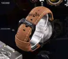 Klockor för män Watches Designer Watch Luxury For Mechanical Wristwatch Fashion Men Leather Strap Calender Watch