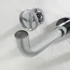 Bathroom Sink Faucets Chrome Plated Wall Mounted Brass Faucet Distinctive Two Handle Cold Top Quality Tap Basin Mixer