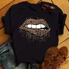 Canotte da donna Camis T-shirt da donna Carina e sexy Green Lip Kiss Stampa Harajuku Kawaii T-shirt da donna Estate anni '90 Abbigliamento T-shirt in bianco e nero da donna Top 24326