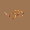 Sunglasses Vintage Oval Frame Glasses Girl Optical Reading Computer Anti Blue Light Red Transparent Fashion