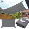 Nets HDPE Rechteck Sonnenschutz Segel AntiUV 185GSM Atmungsaktive Sonnenschutz Net Zelte Outdoor Garten Gewächshaus Terrasse Auto Abdeckung Schatten Tuch