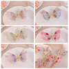 Hair Accessories Korean Style Butterfly Clip Fairy Colorful Hairpin Princess Hanfu Wedding