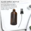 Förvaringsflaskor 100 ml Amber Glass Spray Bottle With Black Atomiser Sprays Refillable Container för eterisk olja / användning