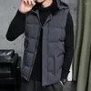 Gilet da uomo Uomo Giacche senza maniche Autunno caldo Uomo Inverno Casual Gilet Gilet Plus Size Veste Giacca da uomo Abbigliamento B43