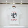 Casa Blanca Herren-T-Shirt, Designer-T-Shirt für Herren, Luxus-Herrenhemden, Herren-Top, übergroße T-Shirts, Casablanca-Hemden, Casablanca-Mode, Sommer, Rundhalsausschnitt, kurze Ärmel