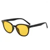 Sunglasses Retro Rivet Yellow Sun Glasses Vintage Square Women Mirror Female Brand Designer Fashion Black