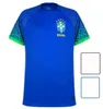 Bestkvalitativ andning av fotbollströjor Brasilier 2024 Copa America Cup Camiseta de Futbol Paqueta Raphinha Football Shirt Maillot Richarlison Adult Kids Neymar