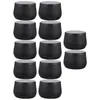 Storage Bottles 12 Pcs Metal Can Belly Jar Travel Retro Decor Jewelry Tin Tinplate Gift Boxes