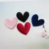 100pcllot DIY Velvet Heart Wyściełane rzemiosła aplikacji ze złotymi gwiazdami do worków na nakrycia akcesoria do ubrań But worka Dekoracja 240313