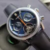 Oryginalny Carrera Luxury Mens Watch Chronograph Tourbillon zegarek wysokiej jakości designerski zegarek z pudełkiem Orologio di Lusso Dhgate New