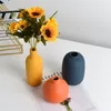 Vasen Nordic Blumenvase Farbe Keramik Hochzeits-Mittelstück Anordnung Pflanzen Topf Home Wohnzimmer Esszimmer Desktop-Dekor