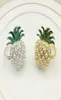 gold silver pineapple with pearls napkin ring wedding holiday decoration family candlelight dinner napkin holder 24 pcs1925208