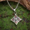 Pendant Necklaces Classic Red Gemstone Necklace For Women Party Jewelry Accessories Birthday Gift