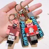 Cartoon Movie Character Silicon Pendant Jewelry Key chain Backpack Ornament Car key Ring Gifts 230201
