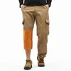 Multi-tasca degli uomini di inverno ispessito pantaloni cargo da uomo casual allentato in pile pantaloni della tuta Cott Big Code pantaloni da uomo all'aperto Jogging c7F4 #