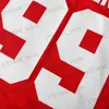 Herrhuvtröjor Ströjor Ice Hockey Jersey Canada 99 Wayne Gretzky Sybroderi utomhus sportkläder tröjor C-Mark Red 1991 National Team 2023 New T240326