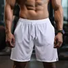 Ueteey Hommes Hot Shorts Poids léger Pantalon court mince Courir Squat Fitn Mens Gym Wear Séchage rapide Homme Cordon Shorts P1Er #