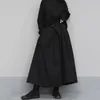 Men's Pants Streetwear Gothic Dark Style Cropped Hakama Wide Leg 2024 Large Size Design Sense Samurai Mens Clothing