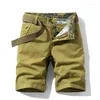 Men's Shorts Loose Cropped Pants Summer Belt Mountaineering Workwear Casual Versatile Youth Straight Sports Pirate