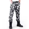 2022 MĘŻCZYZNIE MĘŻCZYZN WOBY BAGGY Casual Men Taktyczne spodnie Multi Pocket Wojskowe Mężczyzna Mężczyzna na zewnątrz LG Spodni armia Camoue Z4zy#