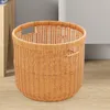 Laundry Bags Hamper Imitation Rattan With Handles Round Basket Dirty Clothes For Kids Toys Books Shoes Nursery