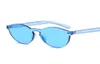 Luxuriöse Damen-Sonnenbrille, Bonbonfarben, Persönlichkeitstrend, HD-Sonnenbrille, rahmenlos, transparent, Goggle-Brille, UV4005539376