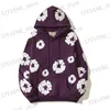 Men's Hoodies Sweatshirts Y2k Retro Full Kapok Puff Print Pullover Hooded Hoodies for Men and Women Strtwear Ropa Hombre Oversize Flce Sweatshirts T240326