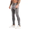 gingtto varumärke jeans män homme smal fit super mager jeans för män hiphop fotled tätt snitt nära kroppen stor storlek stretch zm129 r99d#
