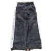 hip Hop Punk New Jnco Y2k Baggy Jeans Patchwork Vintage Oversized Wide Leg Denim Pants Men Women Gothic Wide Trousers Streetwear K5f6#